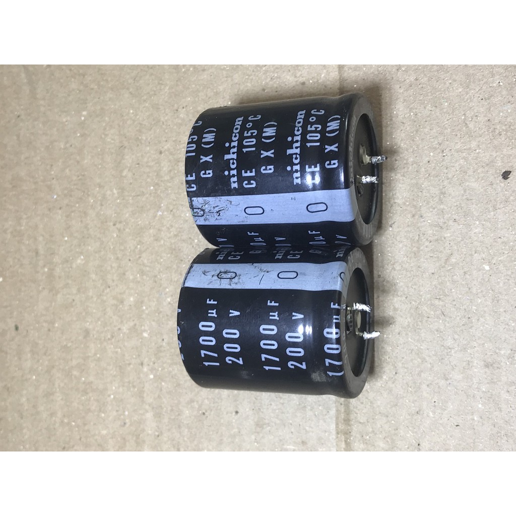 Tụ hóa tụ phân cực, tụ sừng 1700uF 200V tháo máy