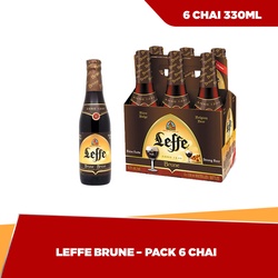 Bia Leffe Nâu ( Leffe Brune ) 6,5% thùng 12 chai 330ml