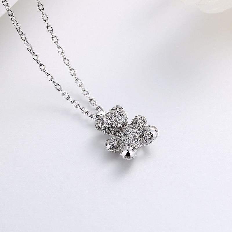 Vòng cổ nữ hàn quốc dễ thương thời trang gấu vòng cổ