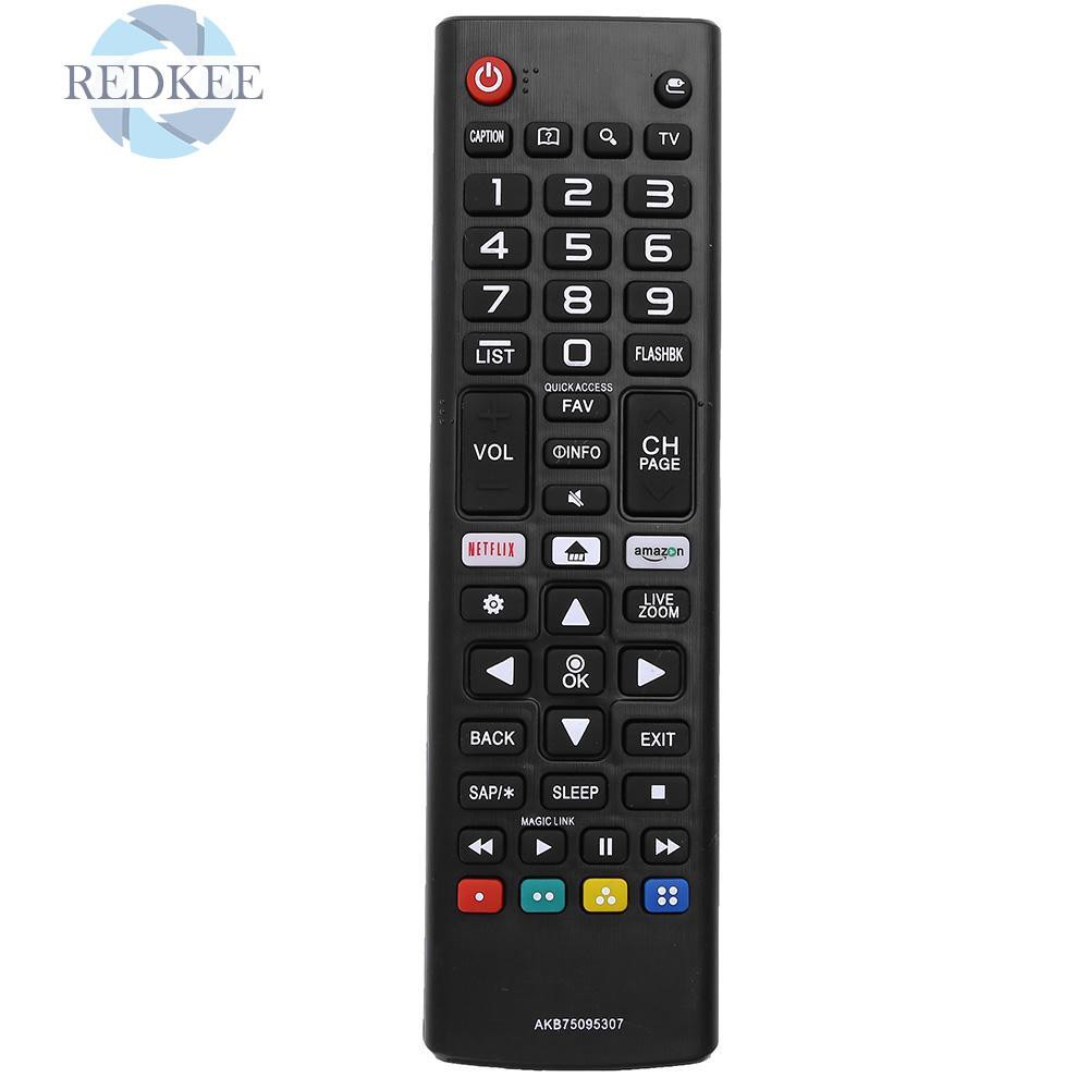 Điều khiển từ xa học lệnh thay thế AKB75095307 / 5303 433MHz cho LG 55LJ550M 32LJ550B Netflix