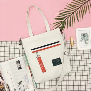 Túi tote thời trang 2 sọc (Khổ A4 - Kèm Ảnh Thật)