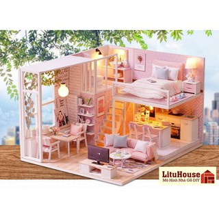 Tranquil Life  -  Nhà mô hình đồ chơi DIY ( TẶNG TẤM MICA và LỌ KEO UHU 35ml và keo 40ml  )