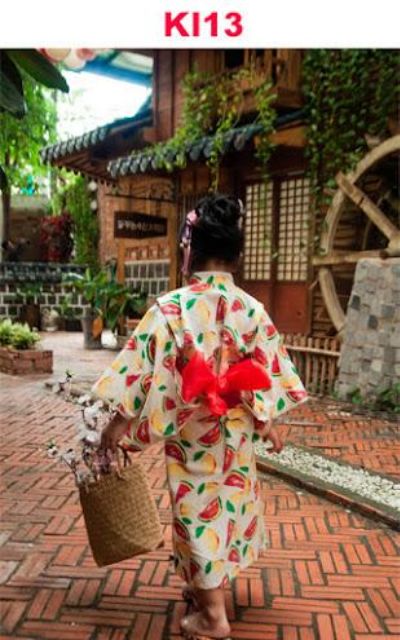 Bộ Kimono Cách Tân Bé Gái