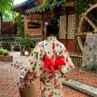Bộ Kimono Cách Tân Bé Gái