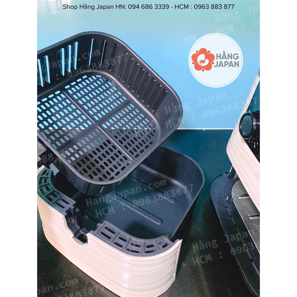 Nồi chiên không dầu LIVEN 5.5 lít KZ-J5502 núm cơ - BH 12 THÁNG, chống dính cao cấp, kiểm soát nhiệt độ
