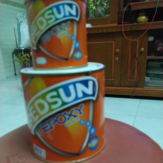 SƠN LÓT XÁM EPOXY REDSUN 1 KG