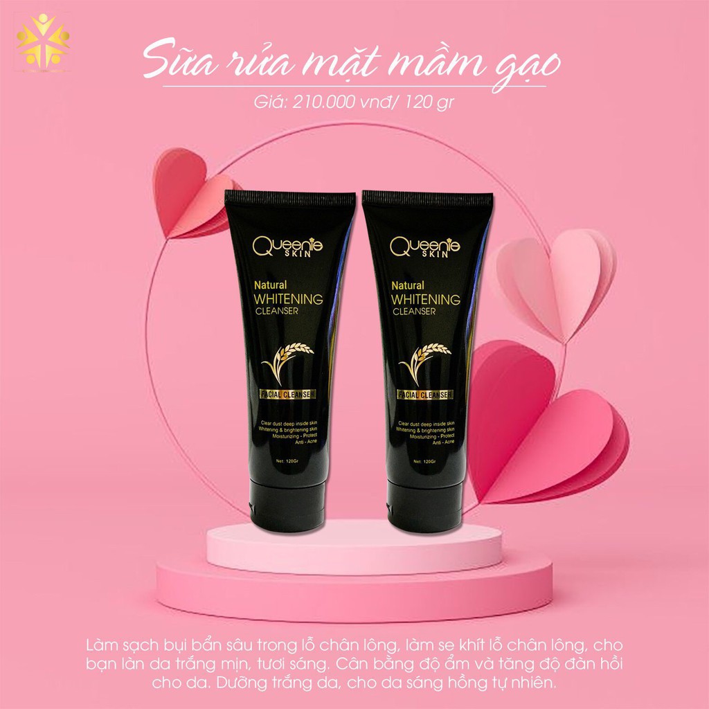 Sữa Rửa Mặt Mầm Gạo Queenie Skin