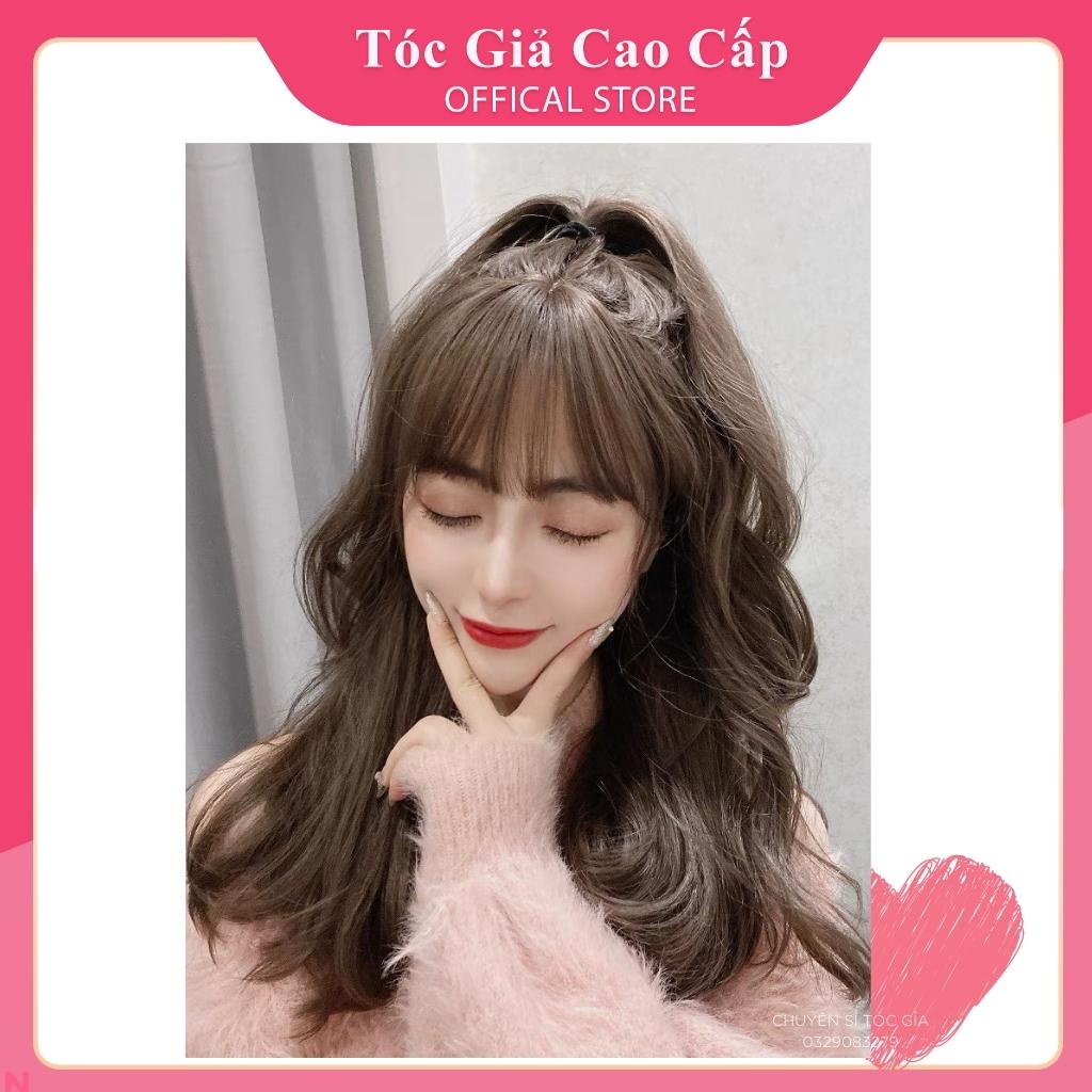 Tóc giả nữ nguyên đầu tóc giả xoăn dợn ngắn,c0304