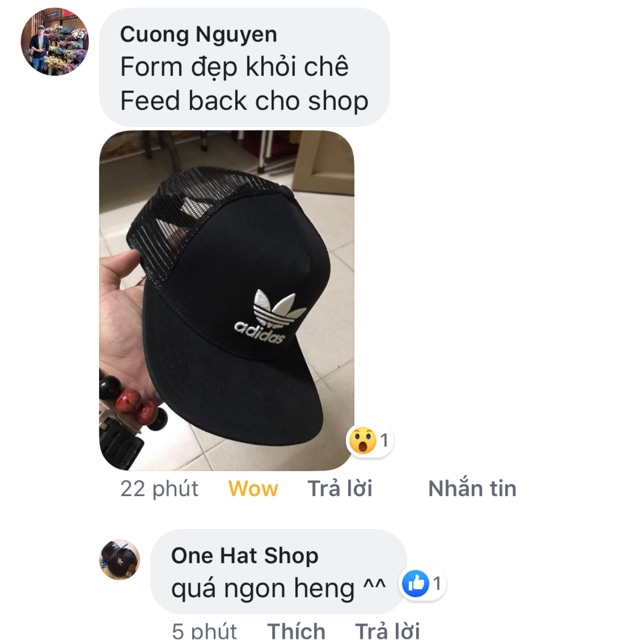 Nón Adi snapback lưới Nhập Auth