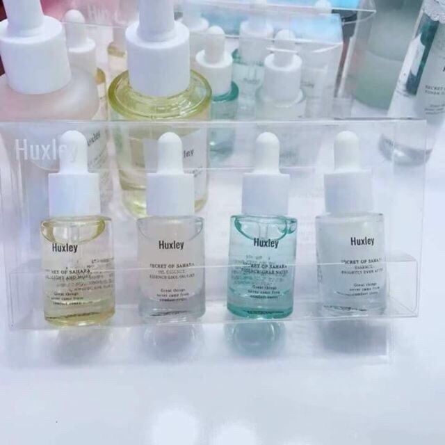 [CÓ TÁCH LẼ + AUTH] SET 4 SERUM MINI HUXLEY (4 x 5ml)