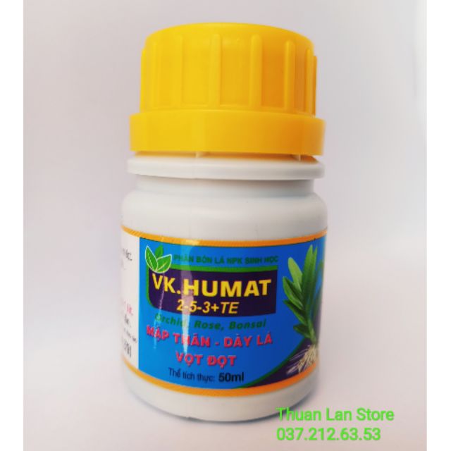 VK.HUMAT - Mập Thân, Dày Lá, Vọt Đọt (lọ 50ml)