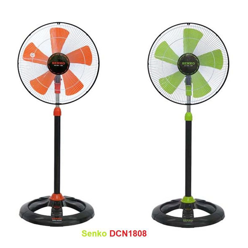 QUẠT ĐỨNG CÔNG NGHIỆP 4.5 TẤC MẠ CROM SENKO DCN1808