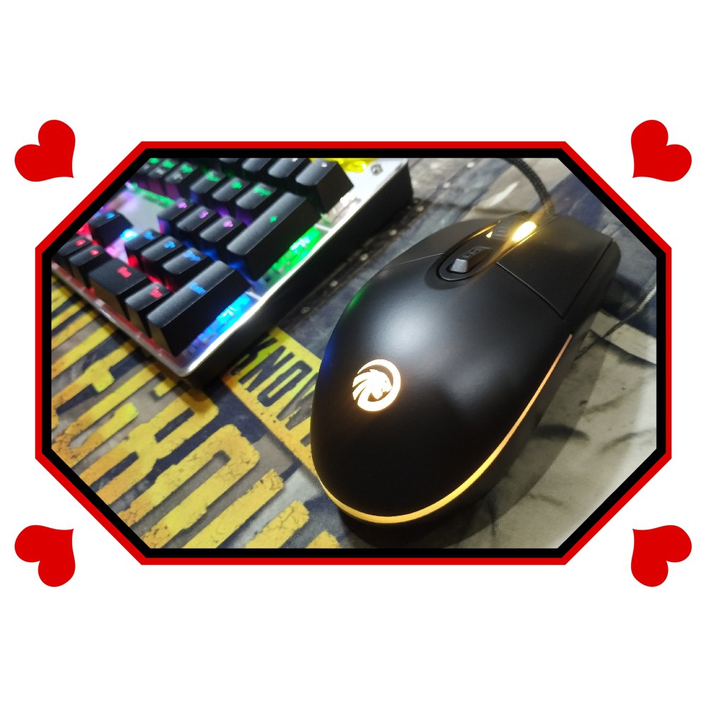 ✿CHUỘT GAMING FMOUSE F102 RGB LED ( Đen ) siêu đẹp có kèm phần mềm Macro tùy chỉnh Led, DPI [Chính Hãng]