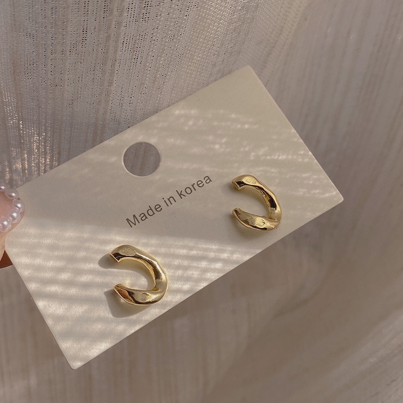 Bộ Khuyên Tai Đính Đá Opal Hình Oval Thời Trang Đơn Giản Sang Trọng Dành Cho Nữ