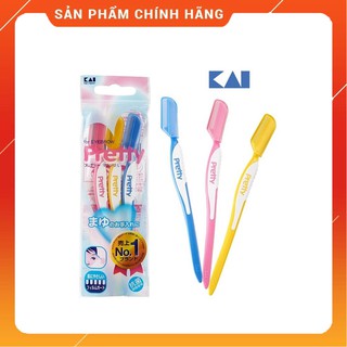 Set 3 dao cạo lông mày Pretty KAI