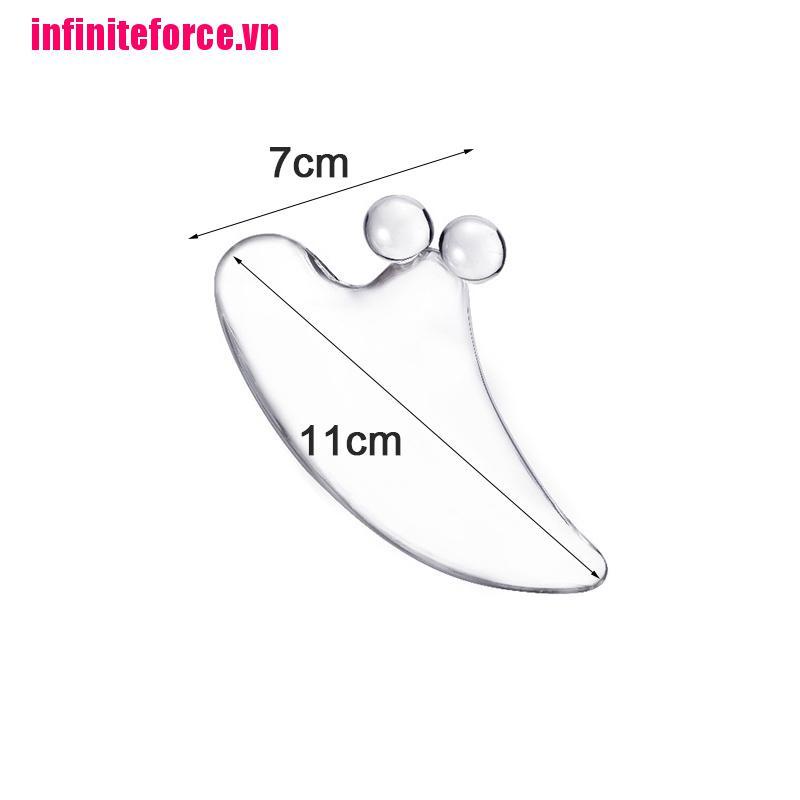 Large transparent face shaving board artifact beauty face-lift