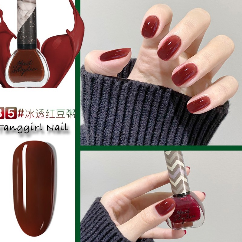 Sơn Móng Tay Nail Styler red color rượu chát mang tới cho chính mình sự lịch sự và trang nhã và cáng đáng, bên cạnh đó chung nổi trội bàn tay của công ty trong mỗi buổi lễ hội cần thiết. Màu đỏ au rượu với hóa học son lì và màu sắc bền lâu tiếp tục giúp đỡ bạn mạnh mẽ và tự tin xuyên suốt một ngày dài nhiều năm.