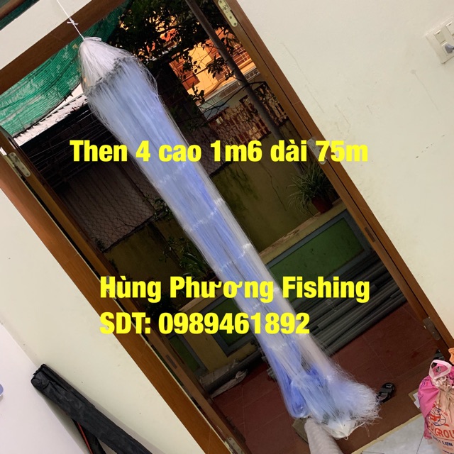 Lưới đánh cá 8p cao 1m6 dài 75m