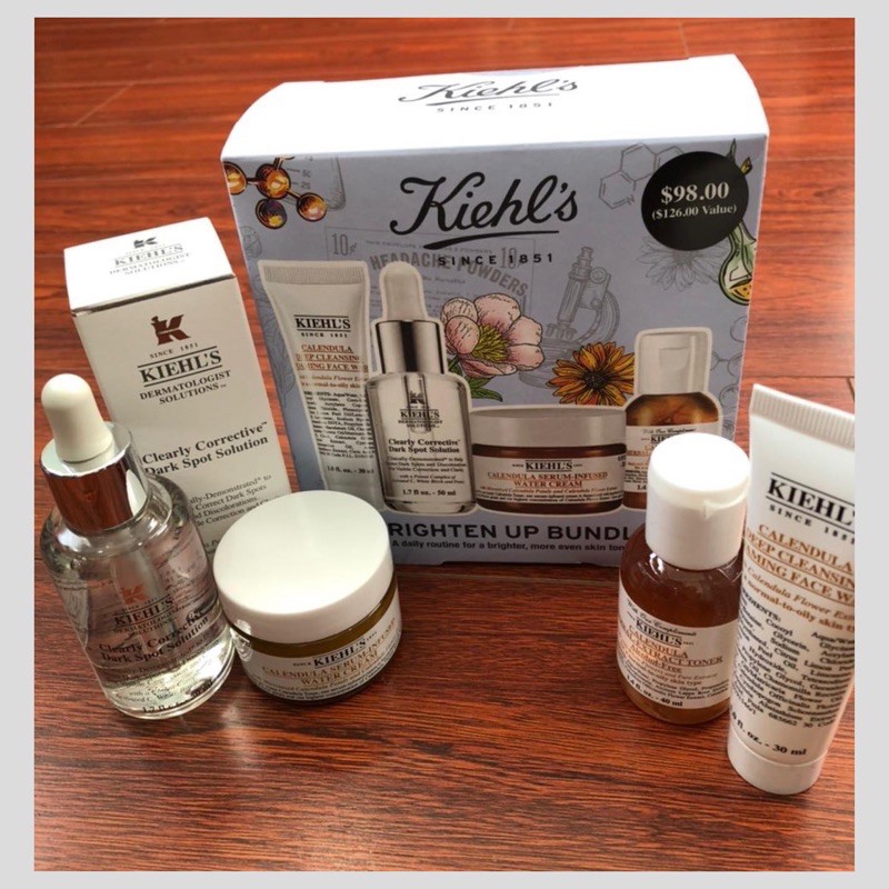 SET DƯỠNG SÁNG DA KIEHLS BRIGHTEN UP BUNDLE