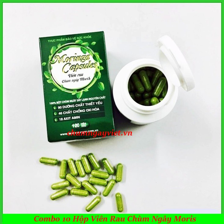 Combo Bột và viên nang Chùm ngây moris