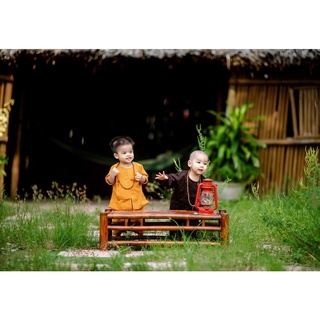 Chõng tre - phụ kiện trang trí phòng bé,trường mầm non, cửa hàng, studio chụp ảnh - kích thước 70h25cm