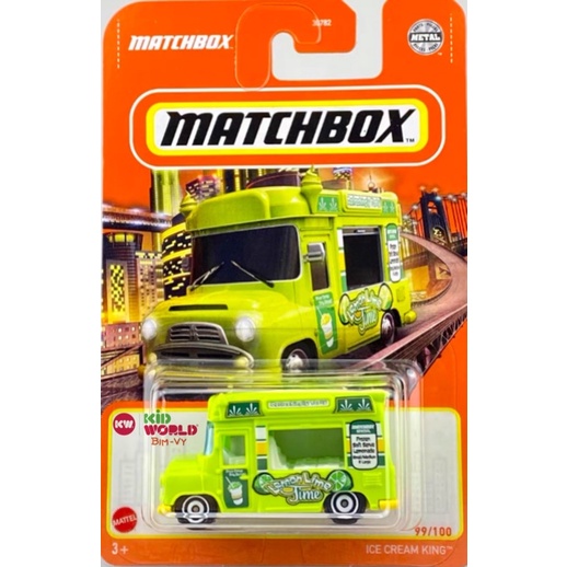 Xe mô hình Matchbox Tải Kem Ice Cream King GVY09.