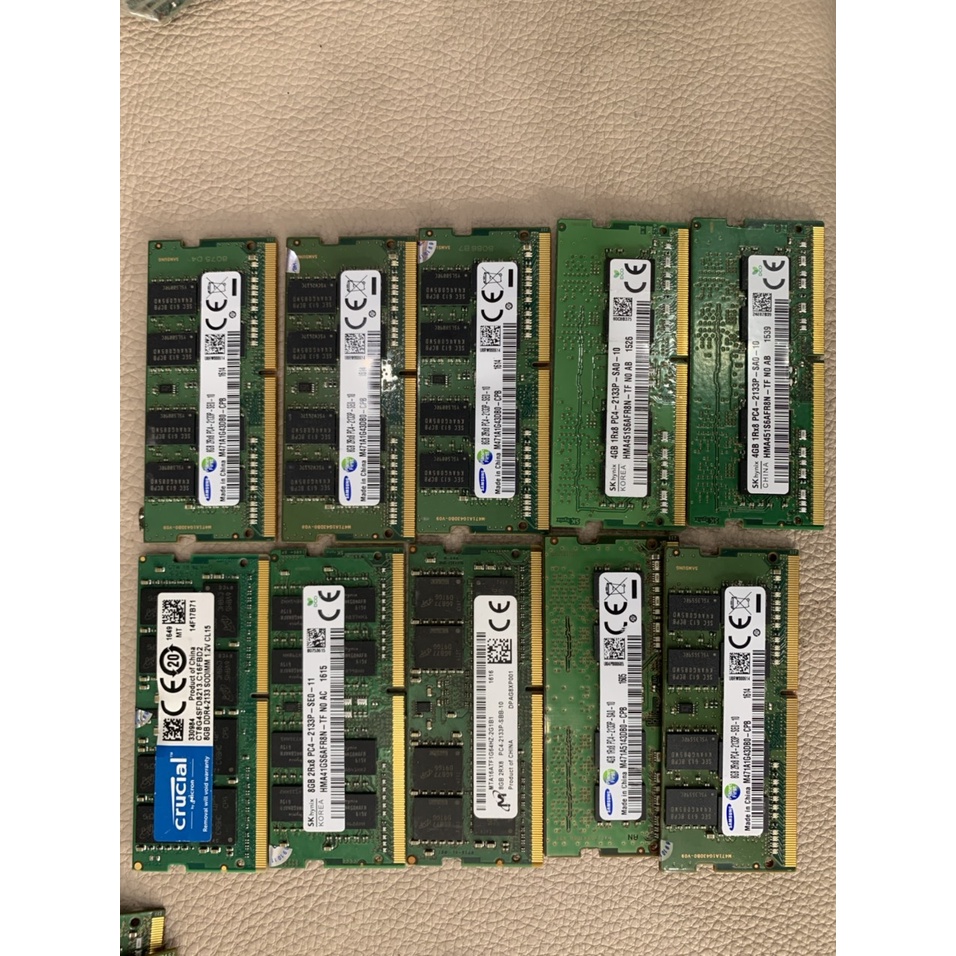 RAM Laptop DDR4 4Gb 8Gb 16Gb bus 2133 2400 2666 3200MHz Samsung và nhiều thương hiệu khác bóc máy Mỹ- Giao ngẫu nhiên | BigBuy360 - bigbuy360.vn