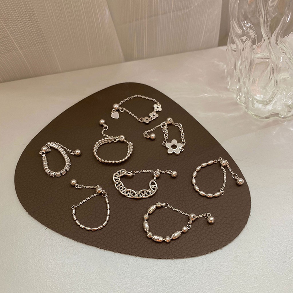 Nhẫn thời trang thiết kế tối giản có thể điều chỉnh