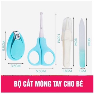 BỘ DỤNG CỤ CHĂM SÓC MÓNG CHO BÉ - Bấm móng, giũa, kẹp gắp, bấm lông mi