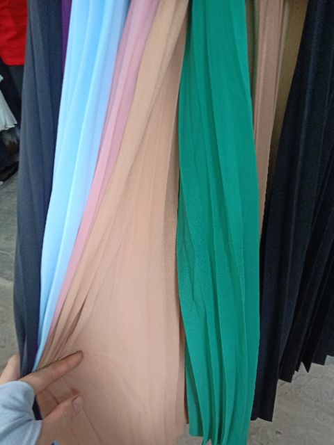 Chân váy xếp ly nhiều màu kèm đai( có video) | BigBuy360 - bigbuy360.vn