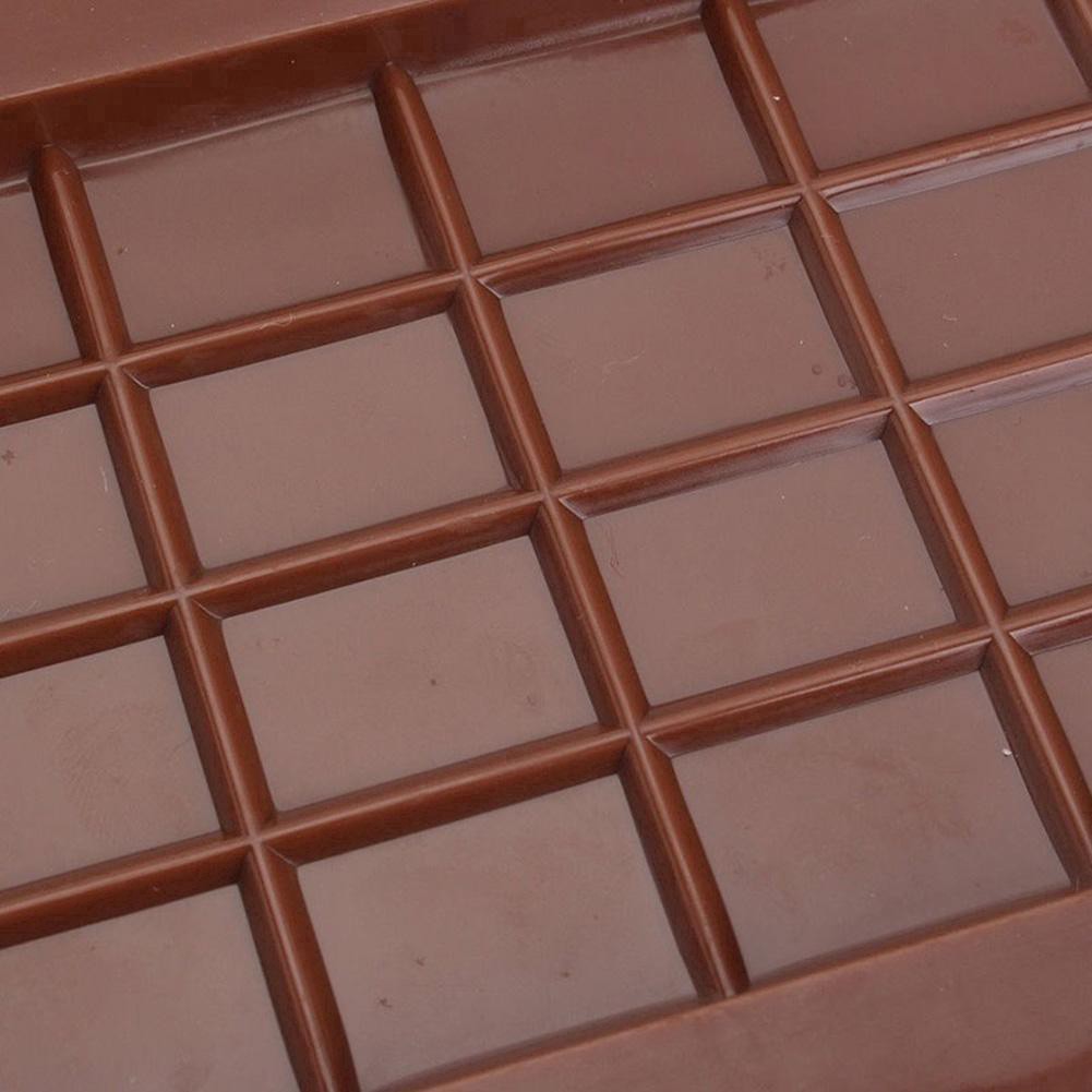 Khuôn silicon làm chocolate hình vuông P4D2