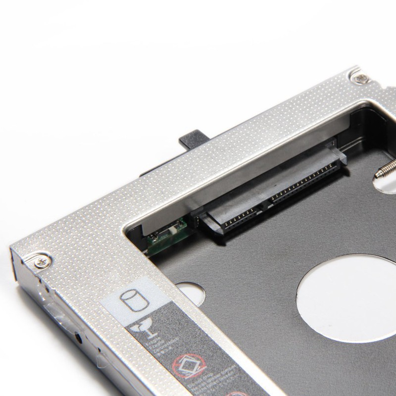 Hộp Đựng Ổ Cứng 12.7mm Sata 2.0 2nd Hdd Caddy 2.5 "Hdd Ssd Cho Notebook 12.7mm Odd Dvd-Rom | BigBuy360 - bigbuy360.vn