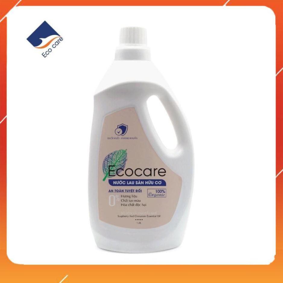 Nước rửa chén hữu cơ Bồ hòn Chanh gừng 2000ml Ecocare