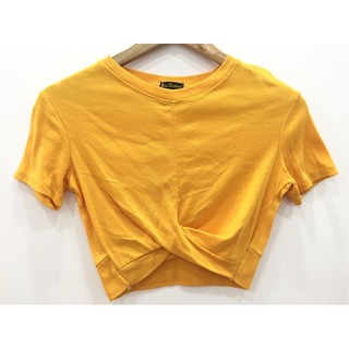 Áo Croptop Xoắn Eo Cotton Hàng Đẹp