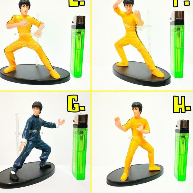 Mô Hình Nhân Vật Lý Tiểu Long Kung Fu Master Bruce Lee 12cm 9 Cái