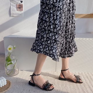 Giày Sandal Nữ Đế Thấp Thời Trang Hàn