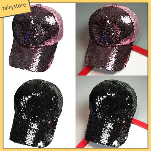 Mũ Lưỡi Trai Đính Kim Sa Lấp Lánh Cho Nam Và Nữ