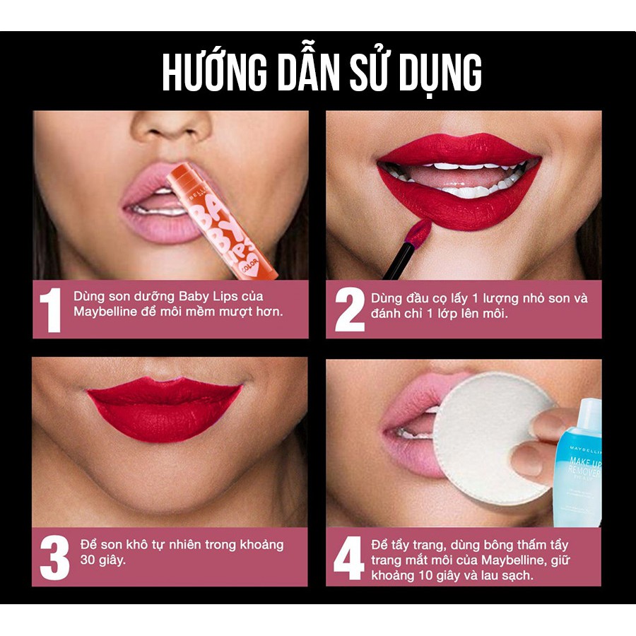 SON KEM LÌ MAYBELLINE 16H LÂU TRÔI 5ML SUPER STAY MATTE INK LIPSTICK (CITY EDITION)