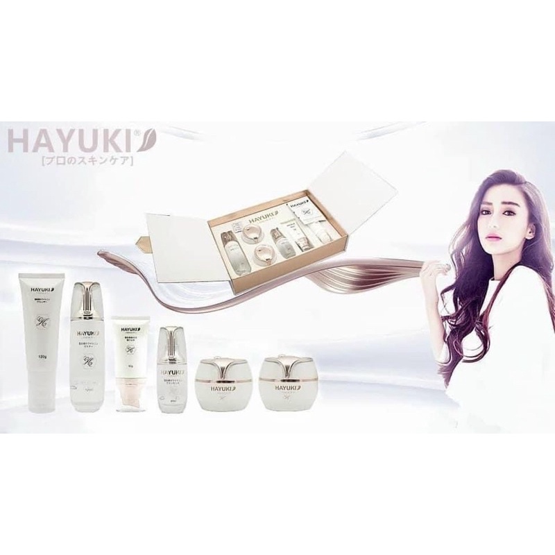 Bộ Mỹ Phẩm Dưỡng Da HAYUKI 6 Món Cao Cấp Chính Hãng Nhật Bản - Mỹ phẩm Làm Trắng, Chăm Sóc Da | BigBuy360 - bigbuy360.vn