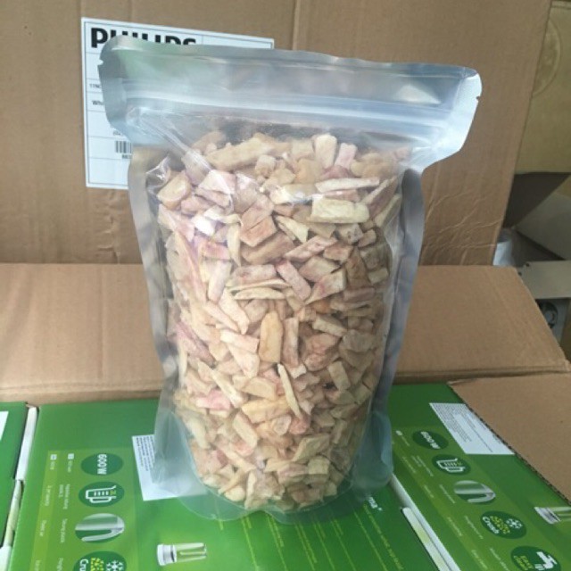 500g khoai môn sấy giòn loại b