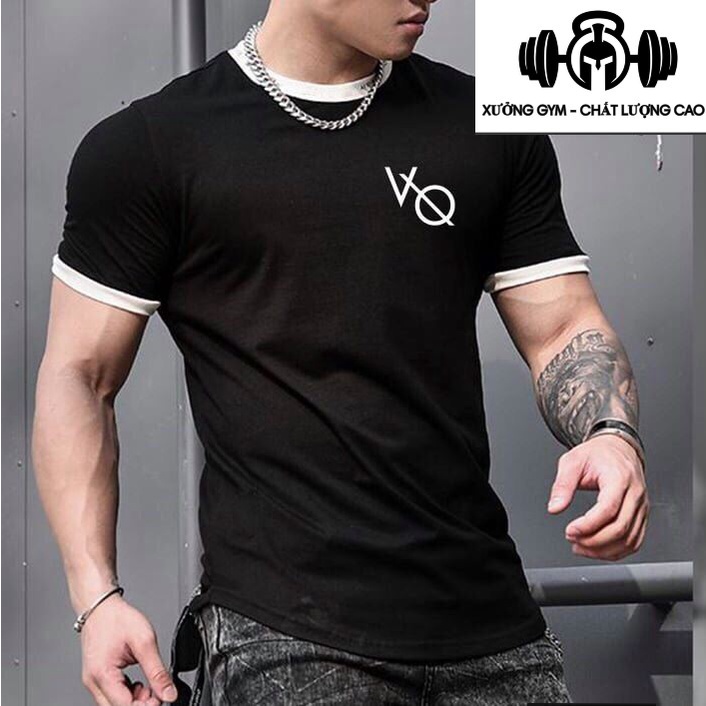 Áo tập gym nam thun co dãn 4 chiều , Áo gym nam ôm body, kiểu dáng longtee - Hàng siêu cấp, Tập gym, thể thao đạp xe..