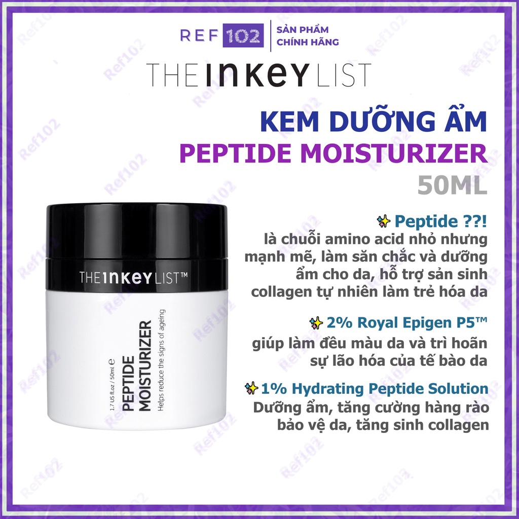 Kem dưỡng ẩm The INKEY List Peptide Moisturizer