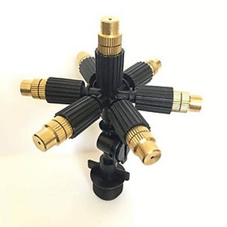 5 Béc tưới phun sương 1-4-7 hướng đầu đồng có van chống rỉ