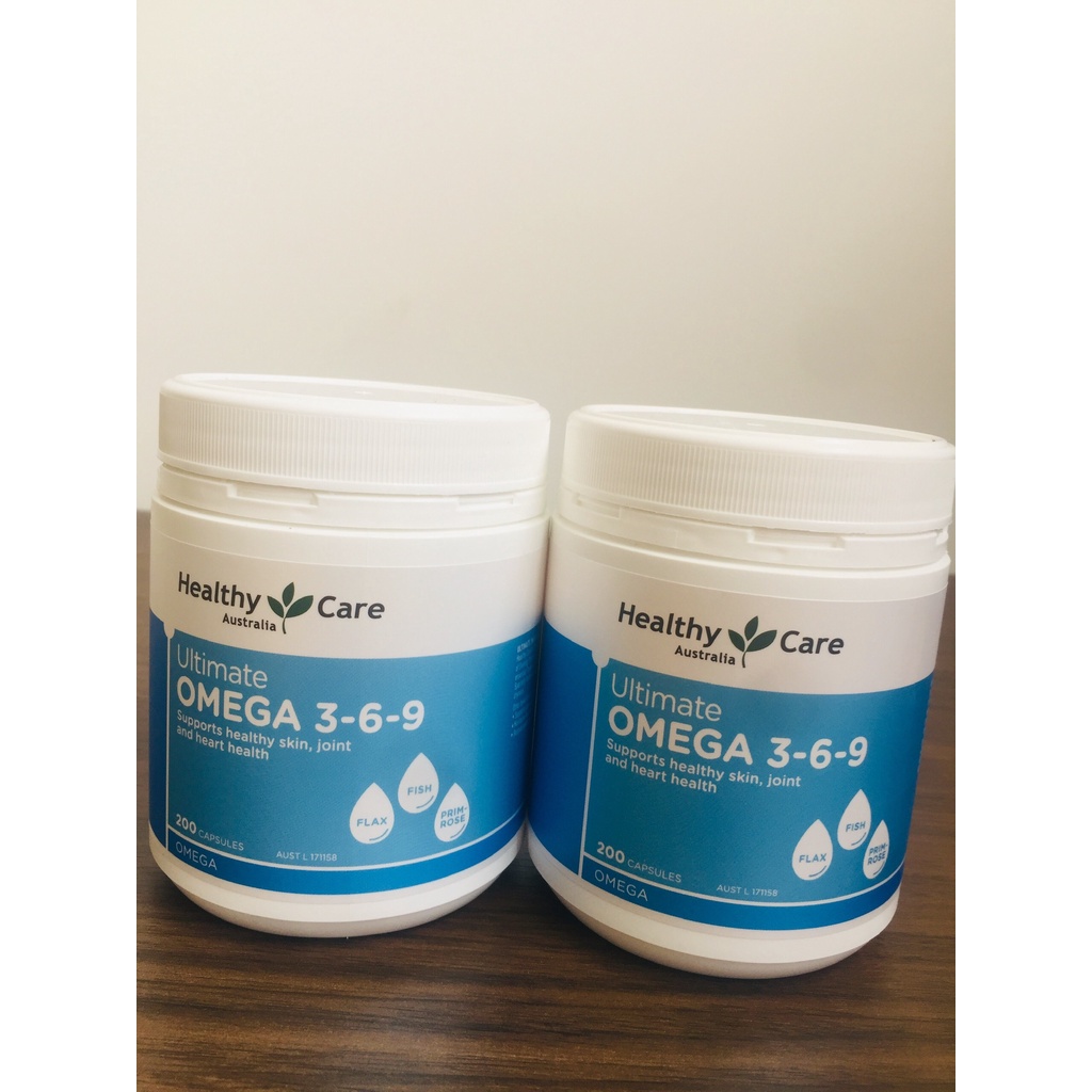 Omega 369 Của Healthy Care Úc 200 Viên