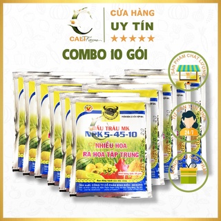 [Combo 10] Phân bón lá Đầu Trâu NPK 5-45-10 Gói 10gr Kích Hoa Đậu Trái x10 gói