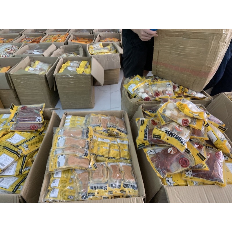🇹🇭 Snack Xương Thưởng Khô Gà Sấy MunZnie Nhiều Mẫu Gói Nhỏ