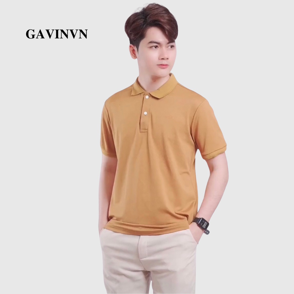 Áo thun nam polo cổ bẻ trơn basic ngắn tay vải cotton cá sấu phong cách trẻ trung Hidoli- Gavin (POLO22)
