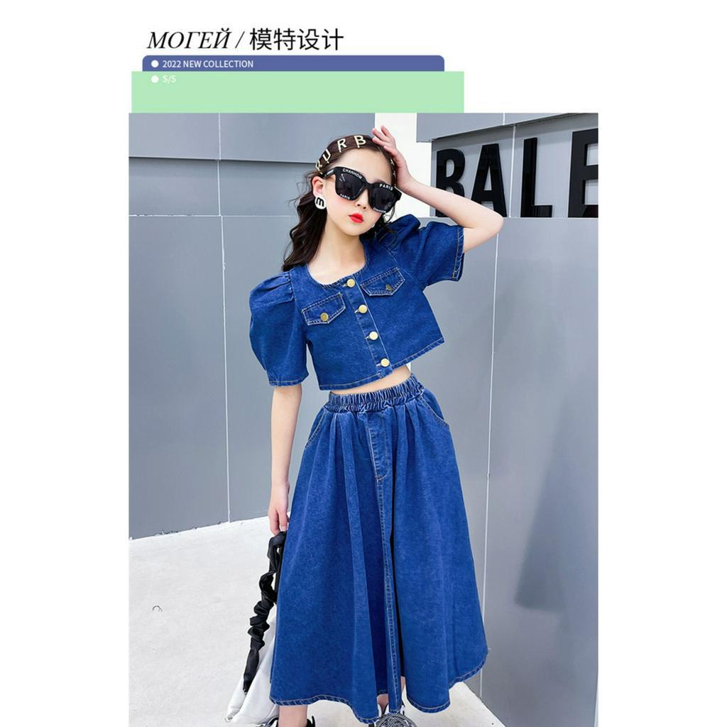 Bộ Set Jean Sang Chảnh và Dễ Thương Dành Cho Bé Gái từ 15 - 45kg - LittleKids.T