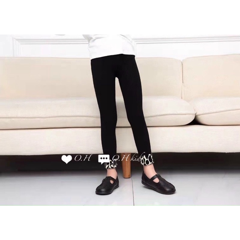 Quần Tất Len Tăm, Quần Legging Len Size Đại Cho Bé Gái Mùa Thu Đông