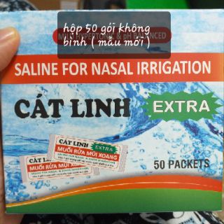 MUỐI RỬA MŨI XOANG CÁT LINH ( BAO GỒM BÌNH RỬA )
